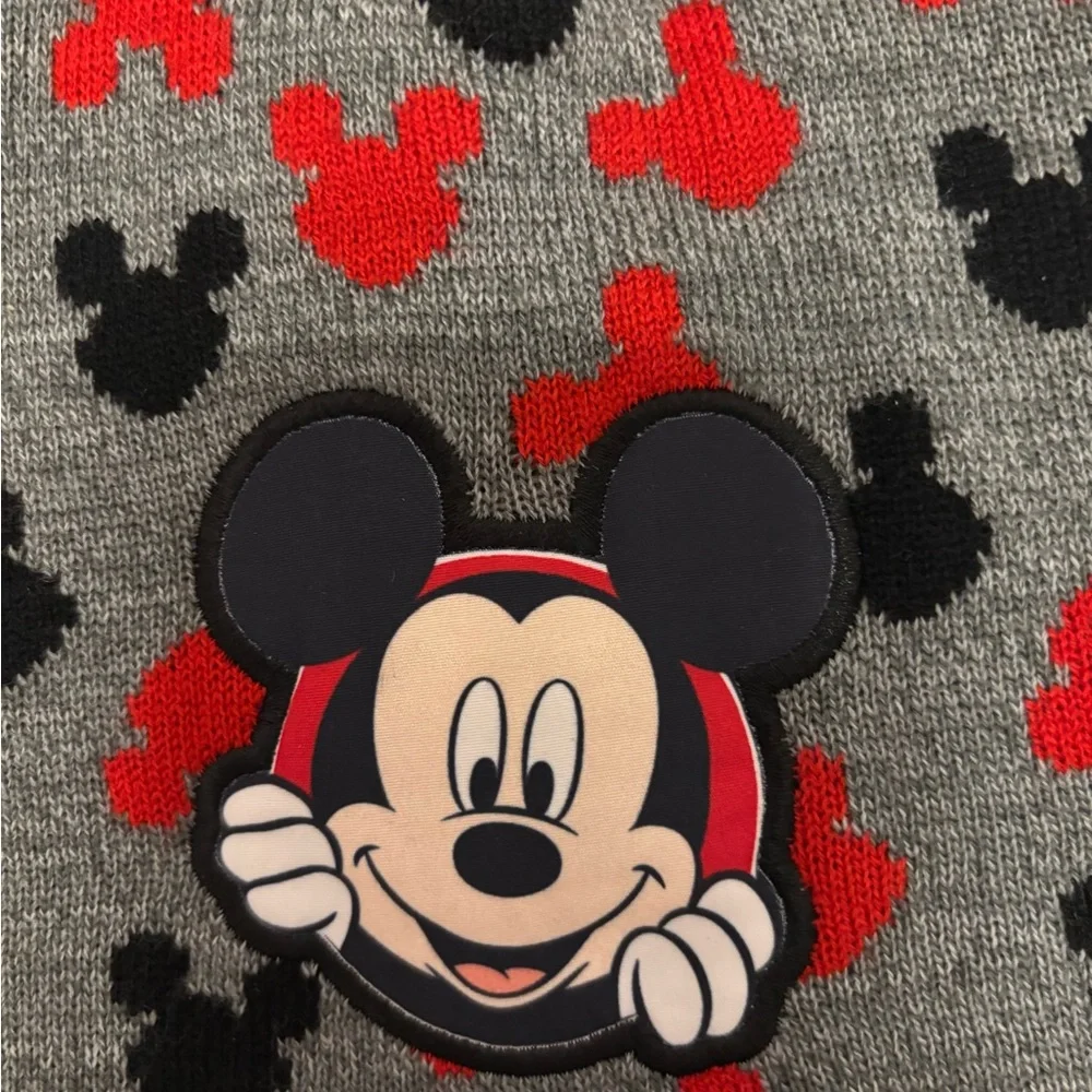 Disney Mickey Mouse Red and Gray Kids Hat - Picture 2 of 9